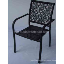 Outdoor High Back Modern PE Rattan Hole Chair